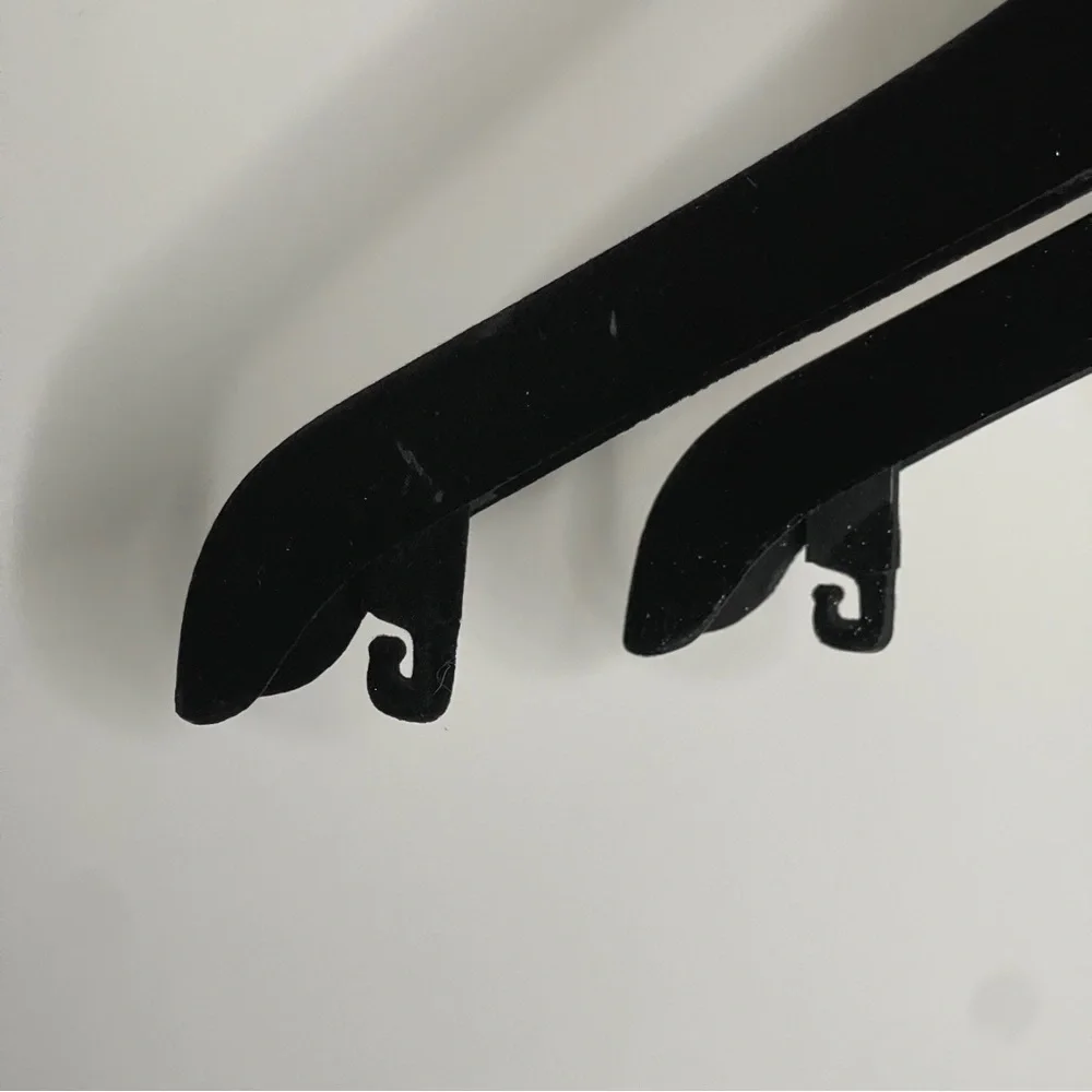 CHANEL Black Velvet Hangers, Set of 2